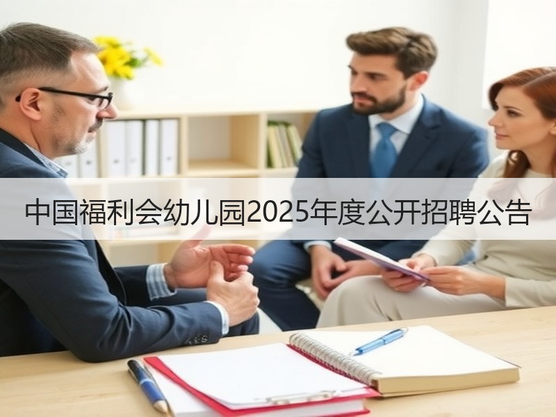 中国福利会幼儿园2025年度公开招聘公告