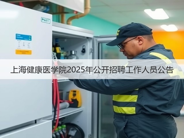 上海健康医学院2025年公开招聘工作人员公告(图3)
