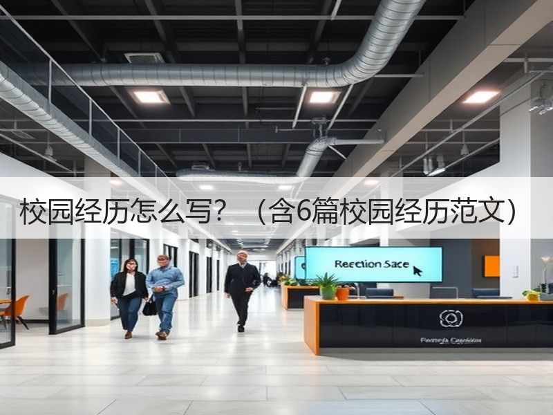 校园经历怎么写？（含6篇校园经历范文）