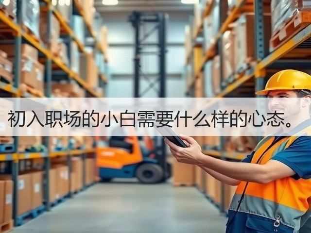 初入职场的小白需要什么样的心态。(图1) 初入职场的小白需要什么样的心态。(图1)