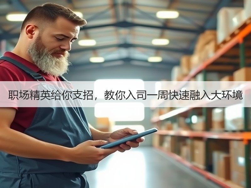 职场精英给你支招，教你入司一周快速融入大环境