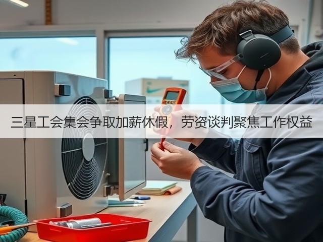 三星工会集会争取加薪休假，劳资谈判聚焦工作权益(图3)