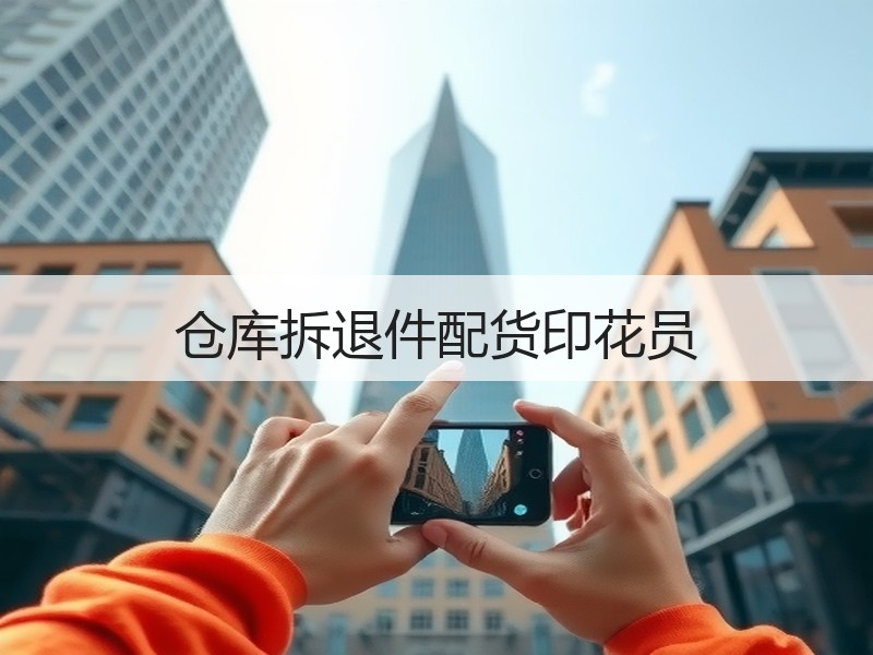 仓库拆退件配货印花员