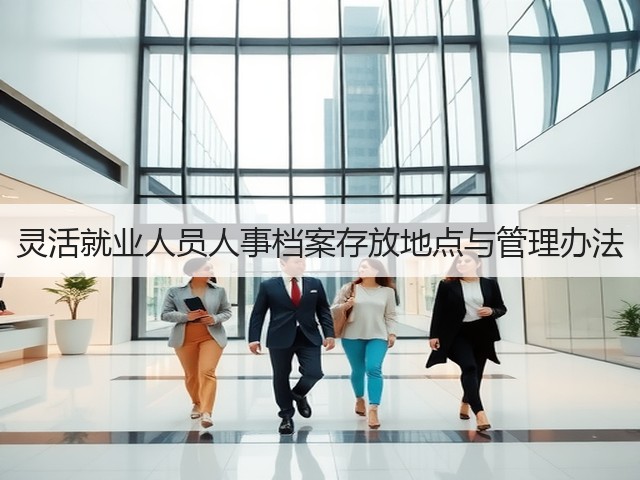 灵活就业人员人事档案存放地点与管理办法(图3)