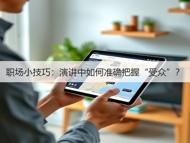 职场小技巧:演讲中如何准确把握“受众”?(图1) 职场小技巧:演讲中如何准确把握“受众”?(图1)