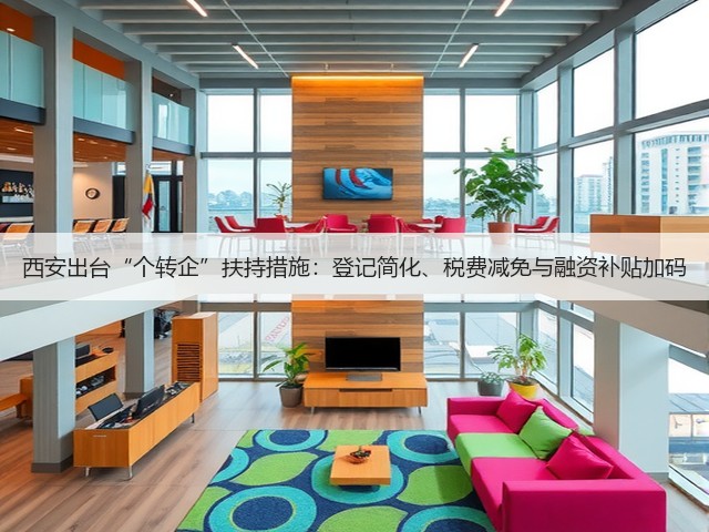西安出台“个转企”扶持措施:登记简化、税费减免与融资补贴加码(图2) 西安出台“个转企”扶持措施:登记简化、税费减免与融资补贴加码(图2)