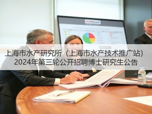 上海市水产研究所(上海市水产技术推广站) 2024年第三轮公开招聘博士研究生公告(图2) 上海市水产研究所(上海市水产技术推广站) 2024年第三轮公开招聘博士研究生公告(图2)