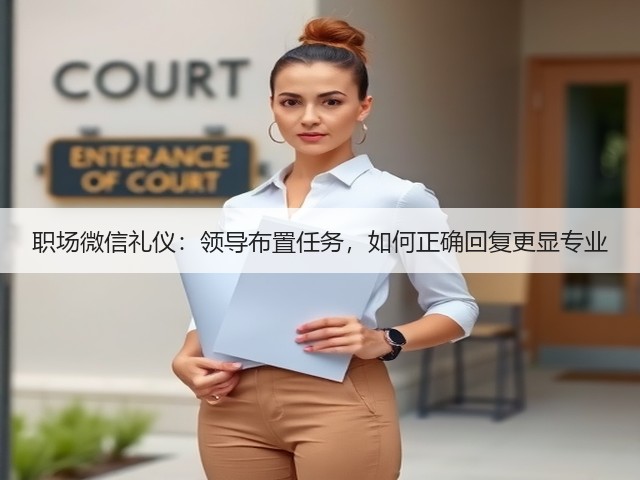职场微信礼仪:领导布置任务,如何正确回复更显专业(图3) 职场微信礼仪:领导布置任务,如何正确回复更显专业(图3)