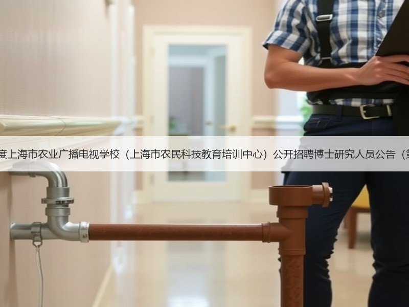2024年度上海市农业广播电视学校（上海市农民科技教育培训中心）公开招聘博士研究人员公告（第一轮）