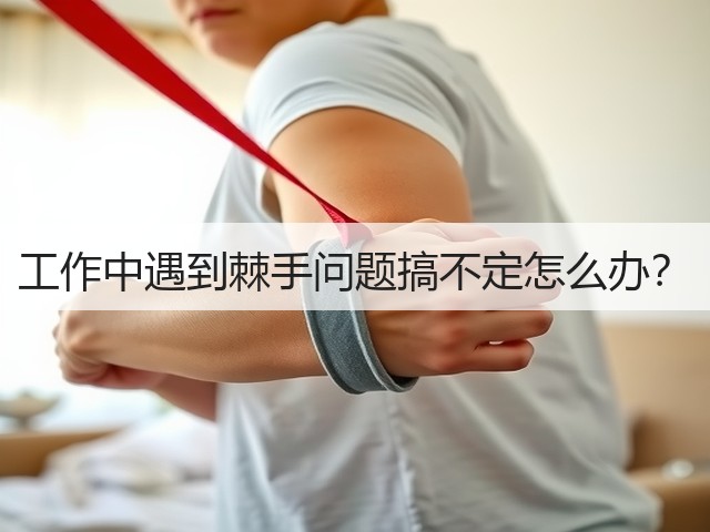 工作中遇到棘手问题搞不定怎么办?(图3) 工作中遇到棘手问题搞不定怎么办?(图3)