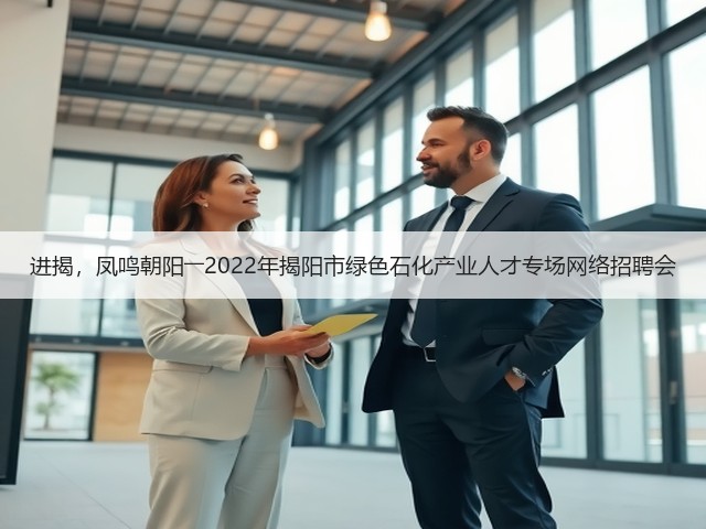 进揭,凤鸣朝阳――2022年揭阳市绿色石化产业人才专场网络招聘会(图1) 进揭,凤鸣朝阳――2022年揭阳市绿色石化产业人才专场网络招聘会(图1)