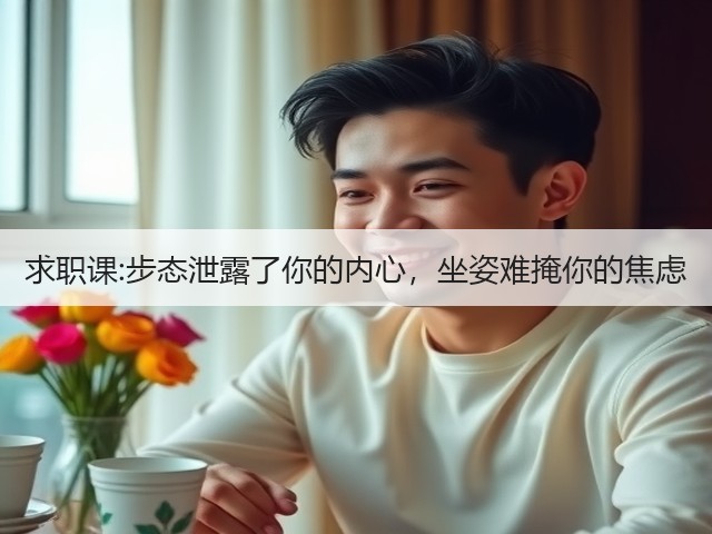 求职课:步态泄露了你的内心，坐姿难掩你的焦虑(图1)