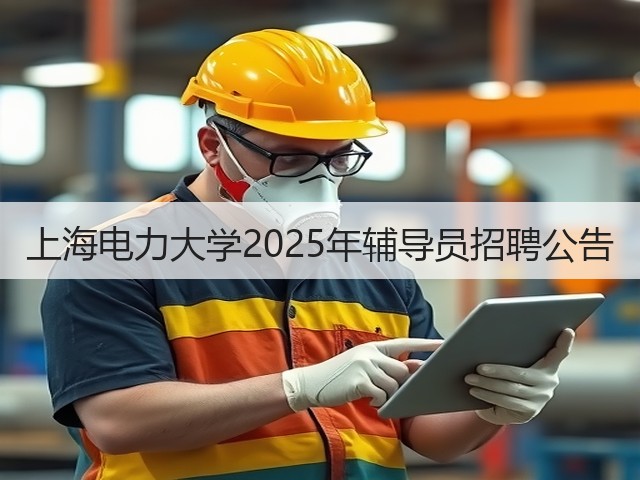 上海电力大学2025年辅导员招聘公告(图3)