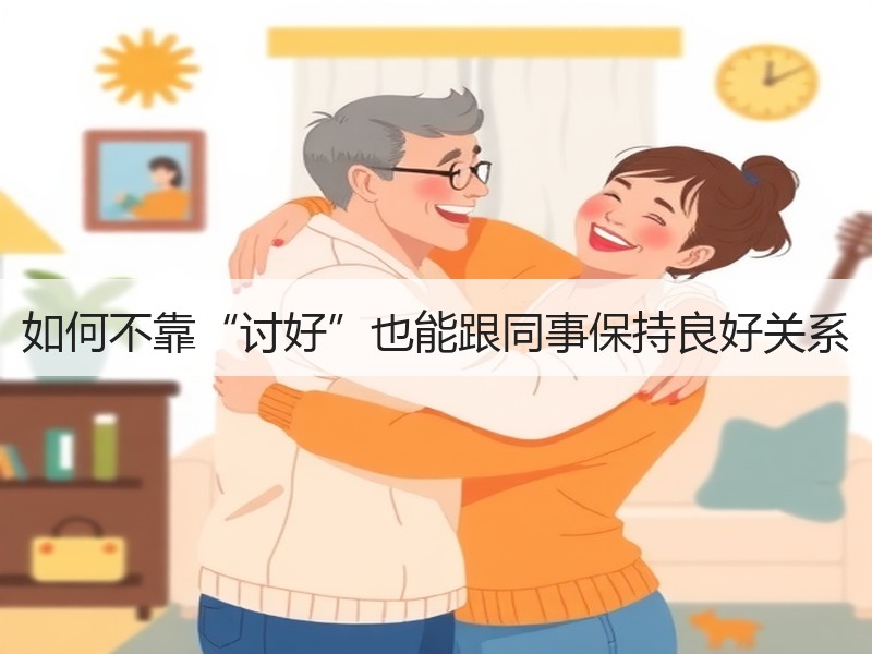 如何不靠“讨好”也能跟同事保持良好关系