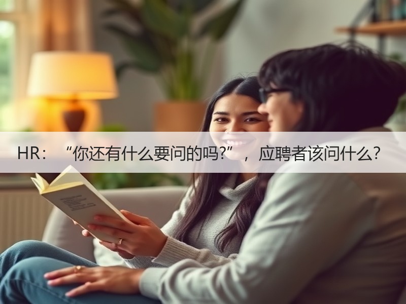 HR：“你还有什么要问的吗?”，应聘者该问什么？