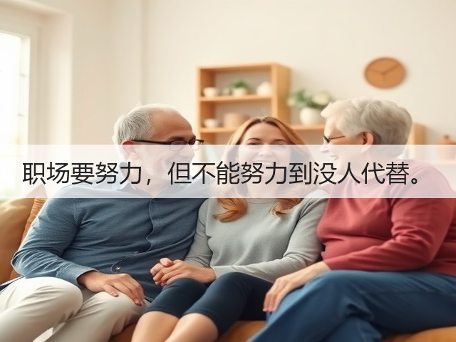 职场要努力,但不能努力到没人代替。(图2) 职场要努力,但不能努力到没人代替。(图2)