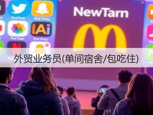 外贸业务员(单间宿舍/包吃住)(图3) 外贸业务员(单间宿舍/包吃住)(图3)