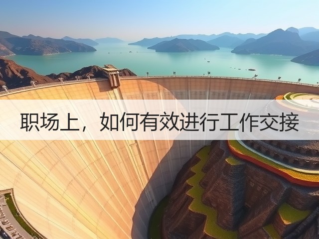 职场上,如何有效进行工作交接(图3) 职场上,如何有效进行工作交接(图3)