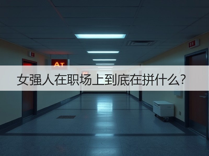 女强人在职场上到底在拼什么？
