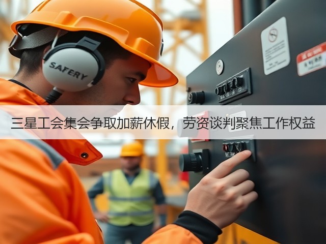 三星工会集会争取加薪休假，劳资谈判聚焦工作权益(图1)