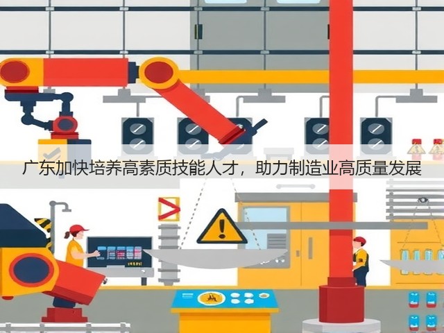 广东加快培养高素质技能人才,助力制造业高质量发展(图2) 广东加快培养高素质技能人才,助力制造业高质量发展(图2)