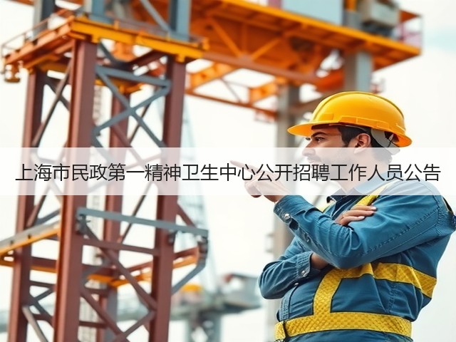 上海市民政第一精神卫生中心公开招聘工作人员公告(图3)