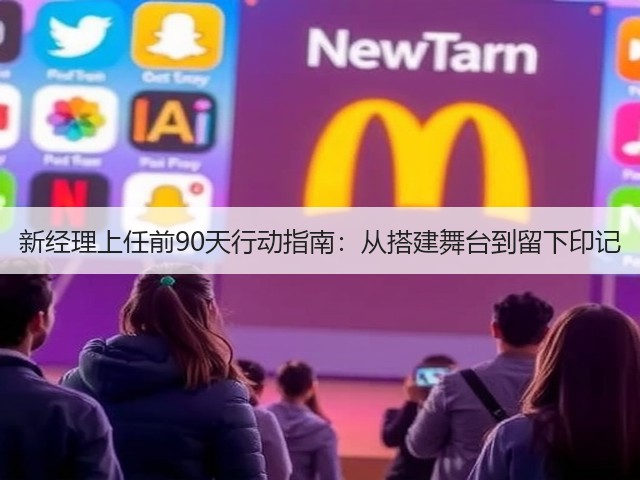 新经理上任前90天行动指南:从搭建舞台到留下印记(图2) 新经理上任前90天行动指南:从搭建舞台到留下印记(图2)