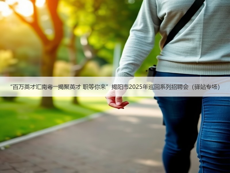 “百万英才汇南粤――揭聚英才 职等你来”揭阳市2025年巡回系列招聘会（驿站专场）