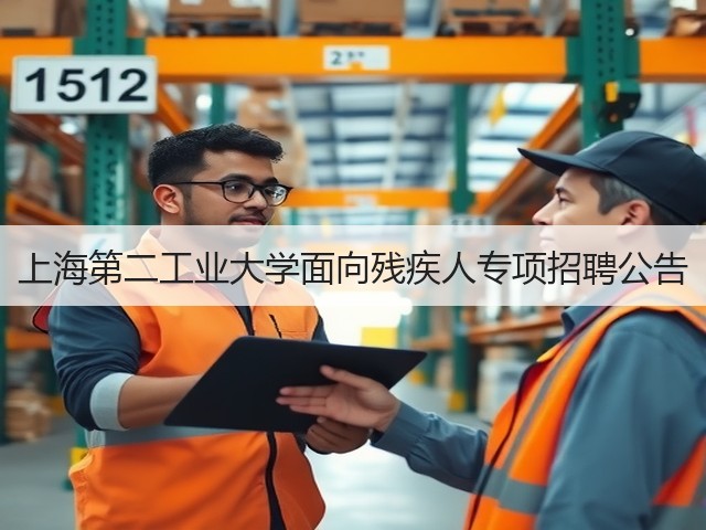 上海第二工业大学面向残疾人专项招聘公告(图1)