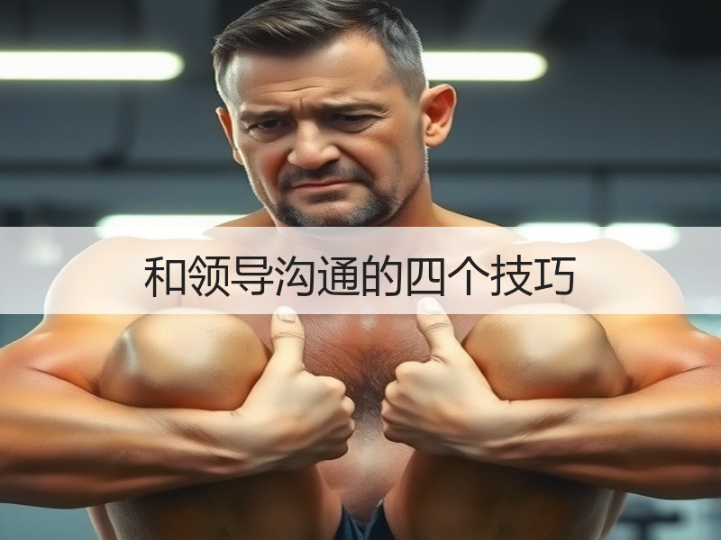 和领导沟通的四个技巧
