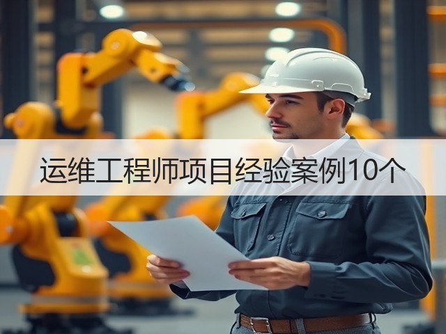 运维工程师项目经验案例10个(图2)