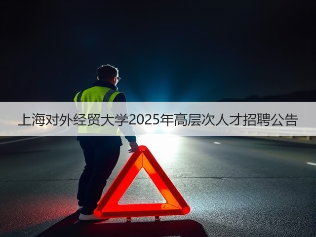 上海对外经贸大学2025年高层次人才招聘公告(图2) 上海对外经贸大学2025年高层次人才招聘公告(图2)