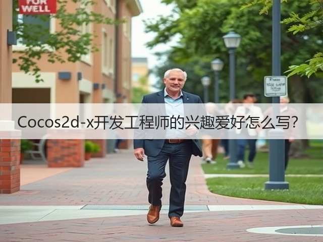 Cocos2d-x开发工程师的兴趣爱好怎么写?(图3) Cocos2d-x开发工程师的兴趣爱好怎么写?(图3)