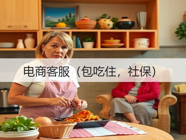 电商客服（包吃住，社保）(图1)