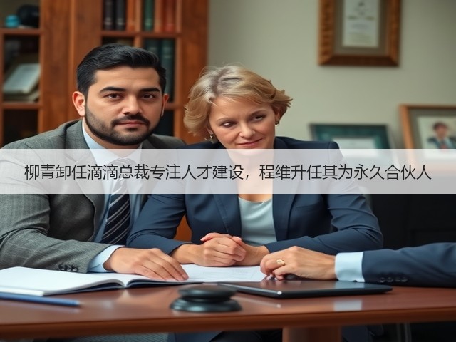 柳青卸任滴滴总裁专注人才建设,程维升任其为永久合伙人(图1) 柳青卸任滴滴总裁专注人才建设,程维升任其为永久合伙人(图1)