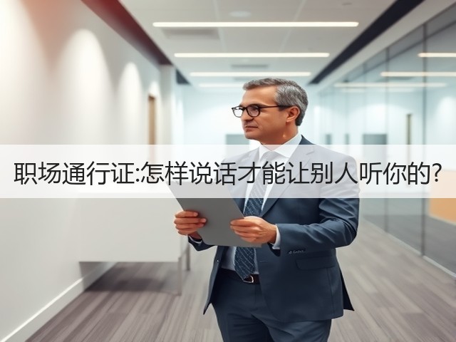职场通行证:怎样说话才能让别人听你的?(图1) 职场通行证:怎样说话才能让别人听你的?(图1)