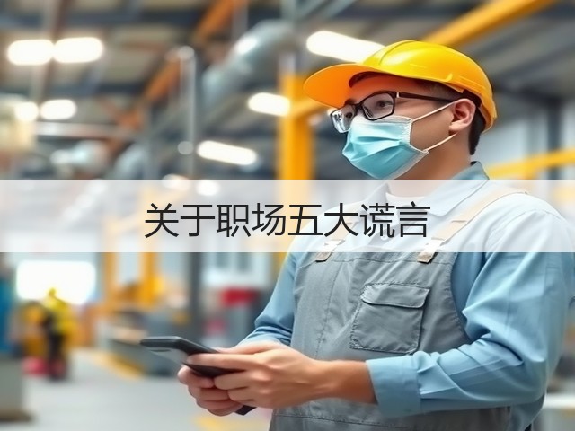 关于职场五大谎言(图3) 关于职场五大谎言(图3)