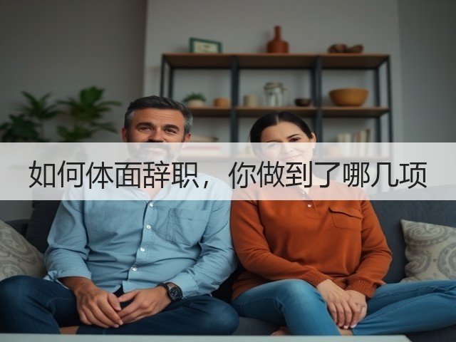 如何体面辞职,你做到了哪几项(图1) 如何体面辞职,你做到了哪几项(图1)