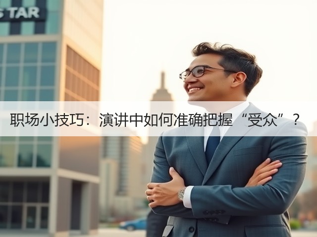 职场小技巧:演讲中如何准确把握“受众”?(图3) 职场小技巧:演讲中如何准确把握“受众”?(图3)
