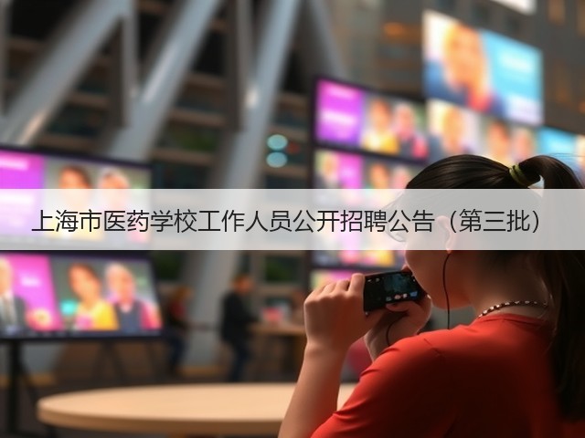 上海市医药学校工作人员公开招聘公告(第三批)(图1) 上海市医药学校工作人员公开招聘公告(第三批)(图1)