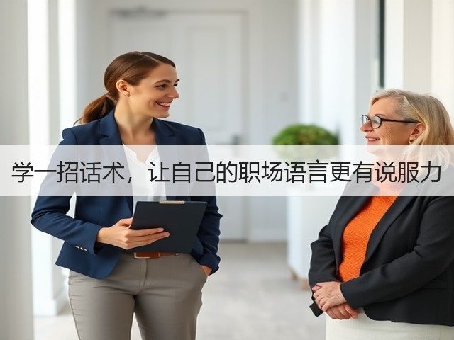 学一招话术，让自己的职场语言更有说服力(图1)