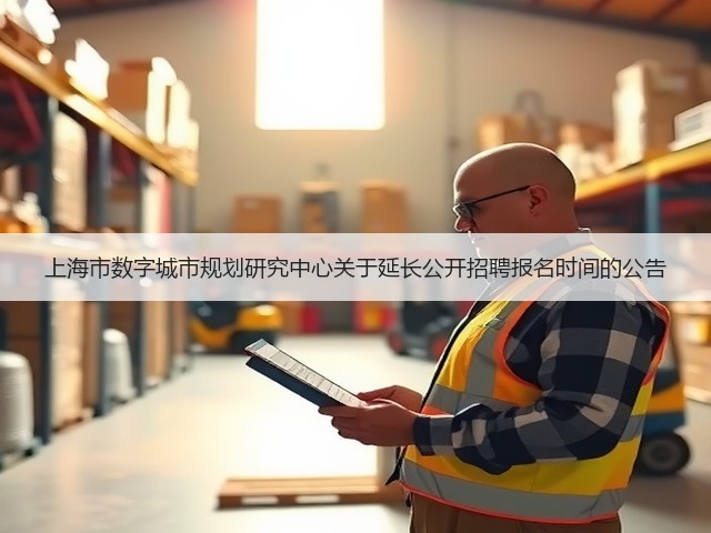 上海市数字城市规划研究中心关于延长公开招聘报名时间的公告(图2)