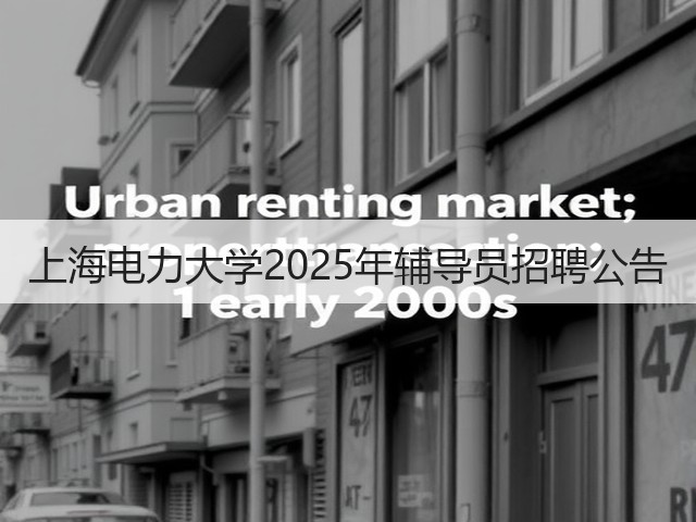上海电力大学2025年辅导员招聘公告(图2) 上海电力大学2025年辅导员招聘公告(图2)