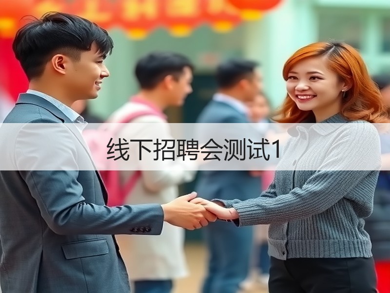 线下招聘会测试1