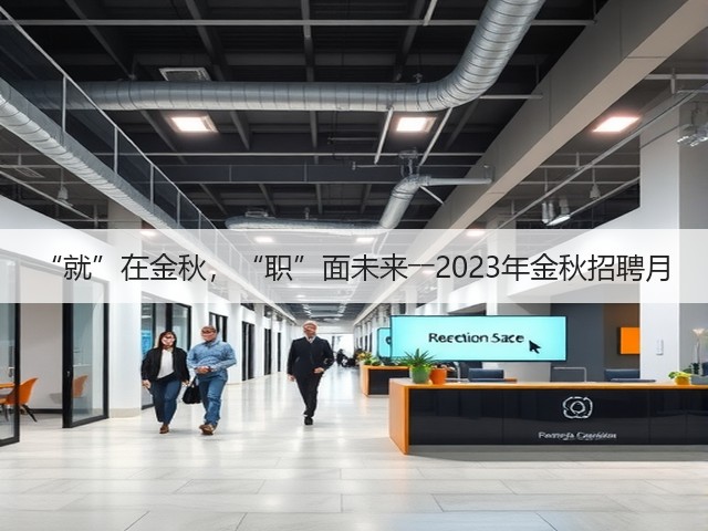 “就”在金秋，“职”面未来――2023年金秋招聘月(图3)