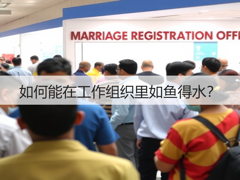 如何能在工作组织里如鱼得水？