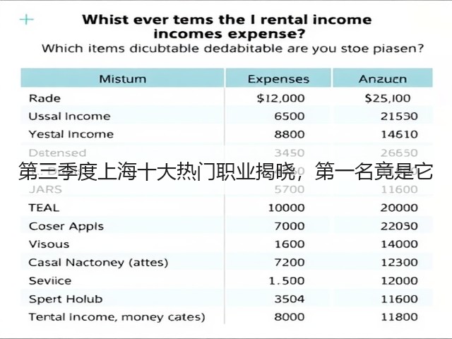 第三季度上海十大热门职业揭晓,第一名竟是它(图3) 第三季度上海十大热门职业揭晓,第一名竟是它(图3)