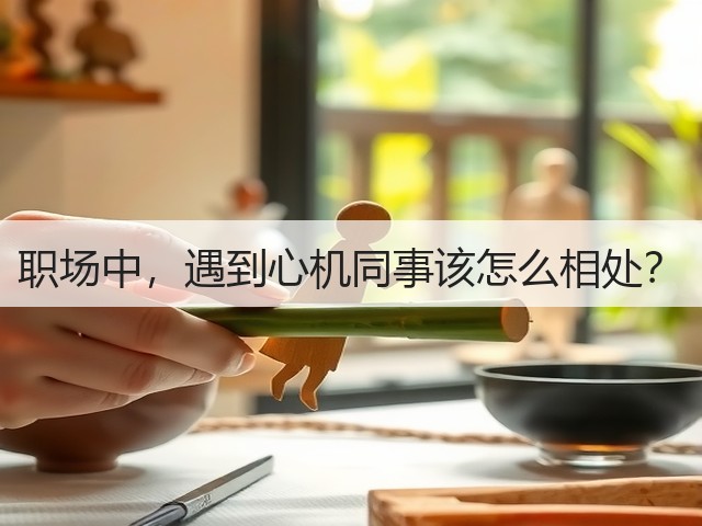 职场中，遇到心机同事该怎么相处？(图2)