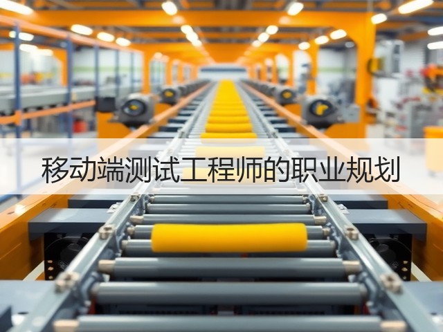 移动端测试工程师的职业规划(图1) 移动端测试工程师的职业规划(图1)