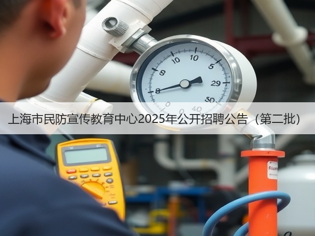 上海市民防宣传教育中心2025年公开招聘公告（第二批）(图1)